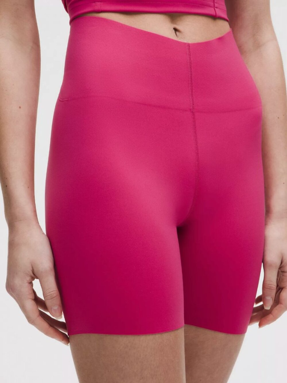 Lululemon Glow Up HR Shorts 6” Pink Size 8 NWT